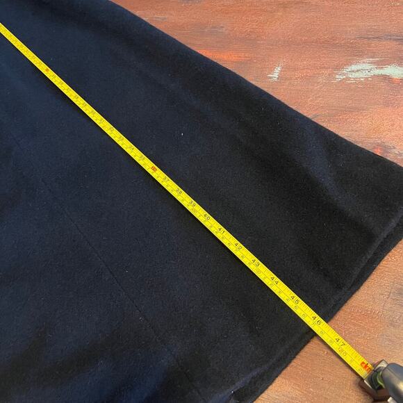 JOFELD NWT  Y2K Women's Double Breasted Coat Leather Padded Shoulders Size 10 - Picture 12 of 12